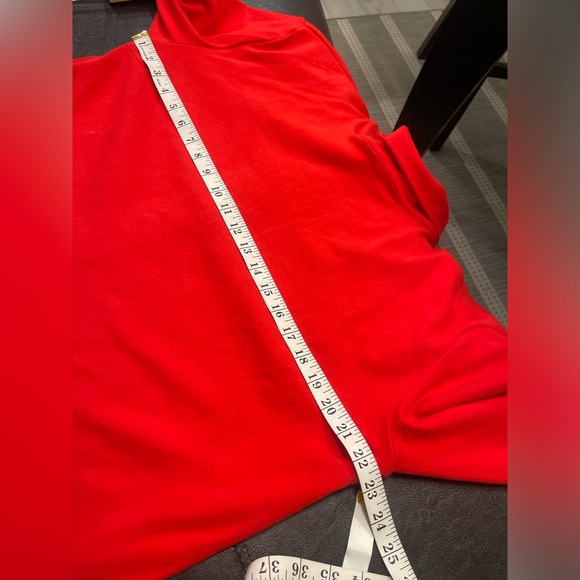 Buru Side Zip fold neck collar long sleeves Dress Size 1X - Picture 6 of 7